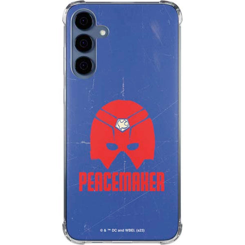 DC Comics Peacemaker Helmet Galaxy A35 5G Clear Case
